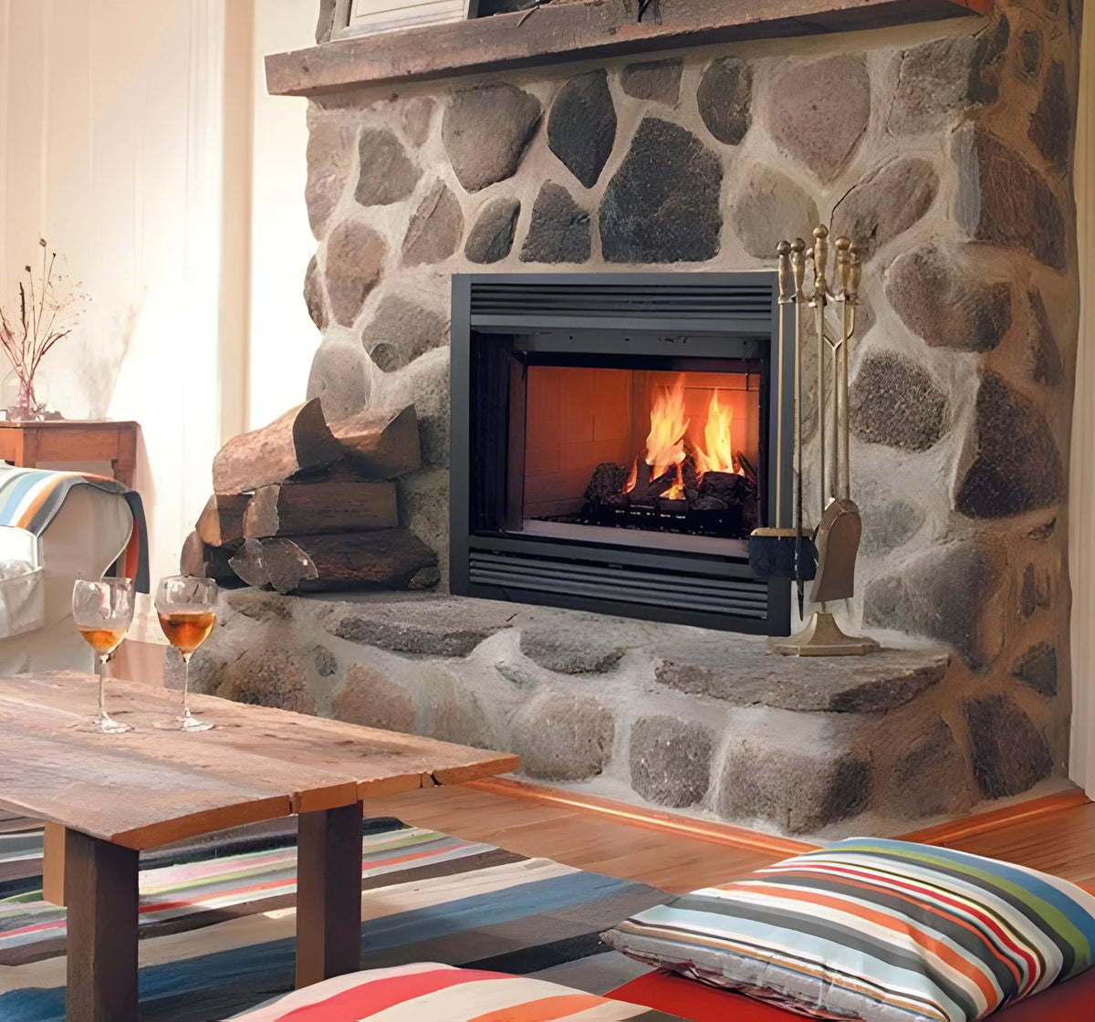 Majestic Sovereign 42" Heat Circulating Traditional Wood Burning Fireplace