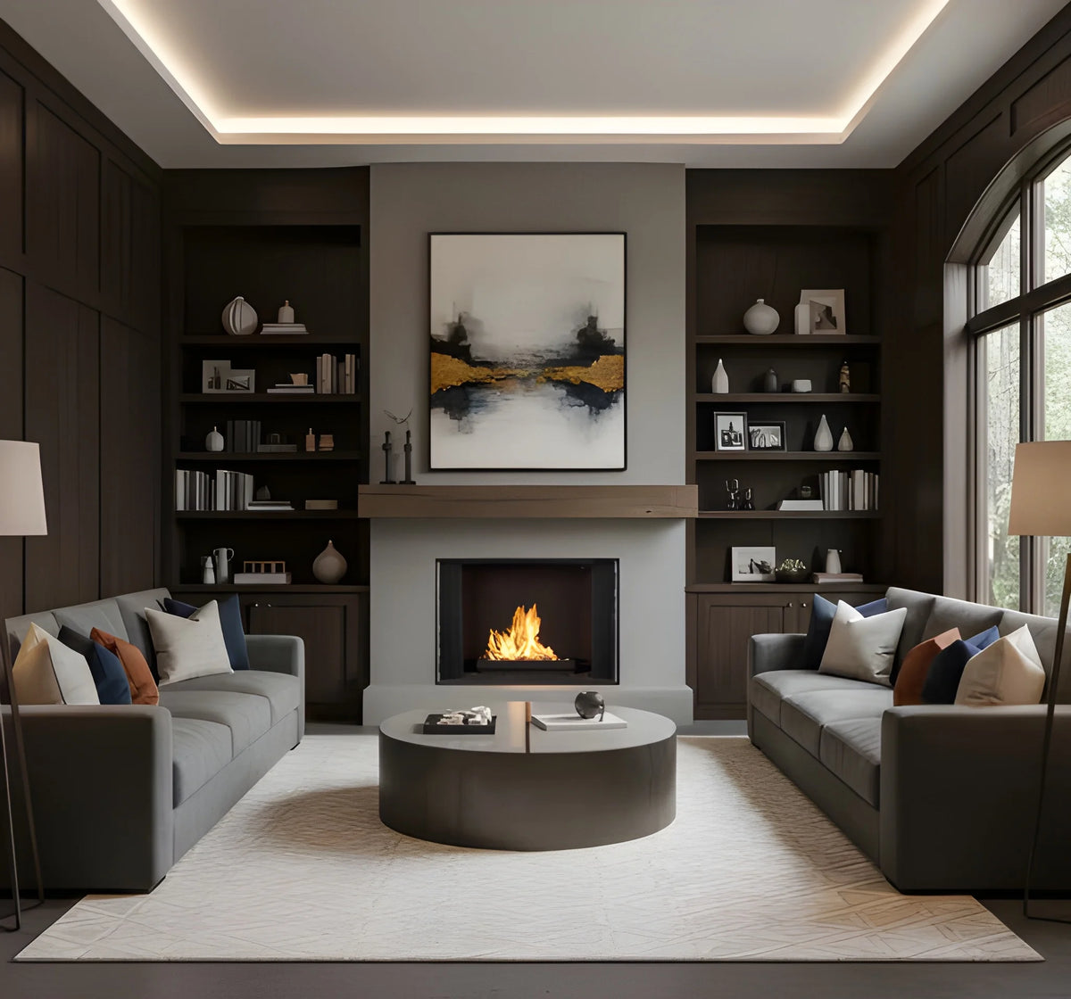 Majestic Biltmore 42" Radiant Traditional Wood Burning Fireplace with Traditional Brick Pattern