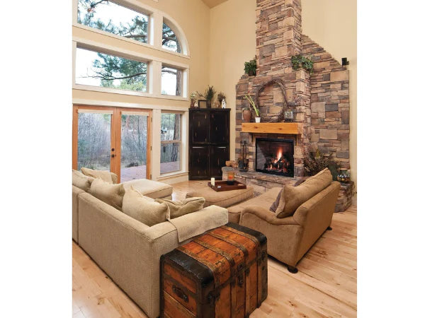 Majestic Biltmore 36" Radiant Traditional Wood Burning Fireplace with Traditional Brick Pattern