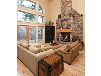 Majestic Biltmore 36" Radiant Traditional Wood Burning Fireplace with Traditional Brick Pattern