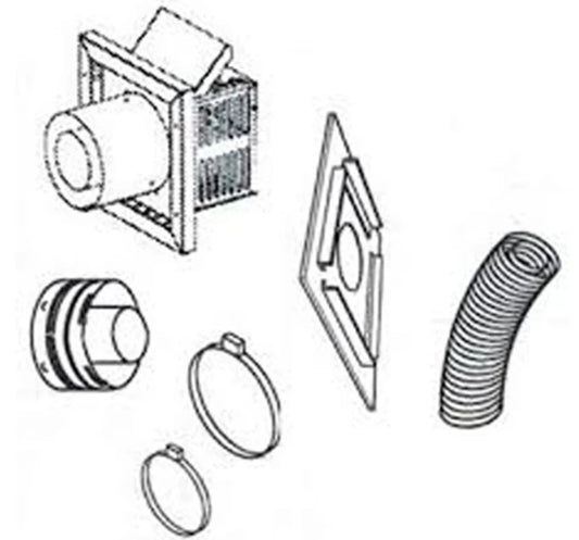 Superior Flex Small Termination Kit with Flex Vent for Secure 4.5/7.5 Vent System