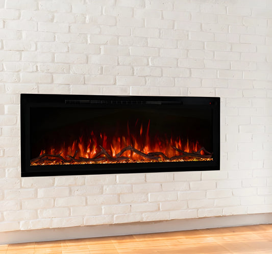 Modern Flames Spectrum Slimline 50" Built-in/Wall Mounted Linear Electric Fireplace
