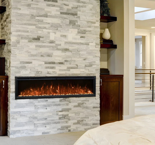 Modern Flames Spectrum Slimline 74" Built-in/Wall Mounted Linear Electric Fireplace