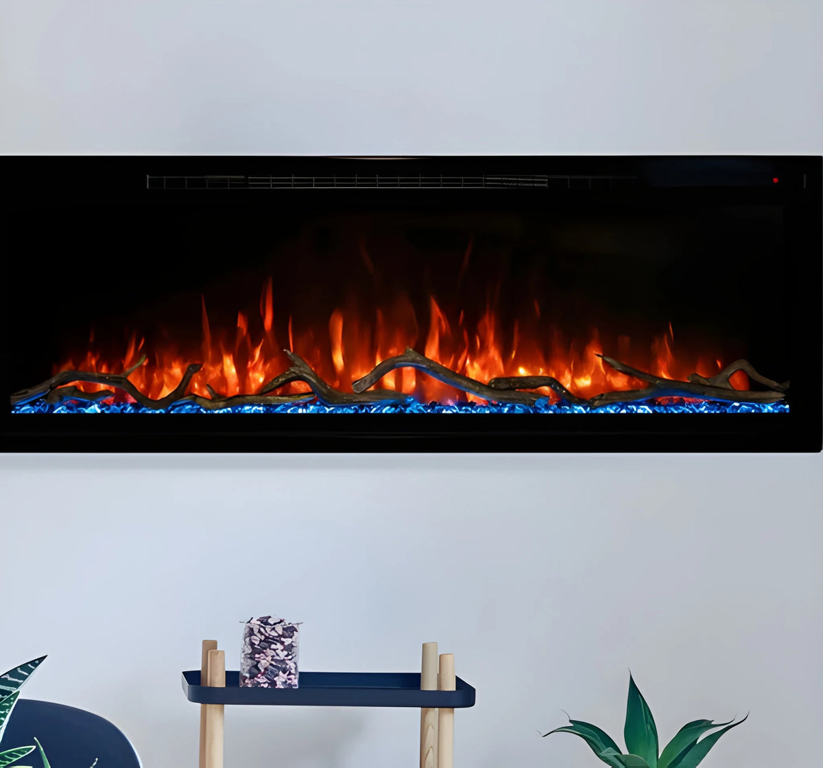 Modern Flames Spectrum Slimline 74" Built-in/Wall Mounted Linear Electric Fireplace