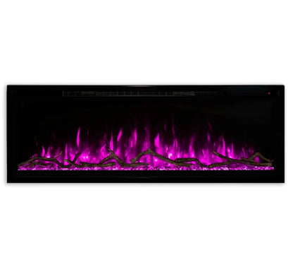 Modern Flames Spectrum Slimline 74" Built-in/Wall Mounted Linear Electric Fireplace