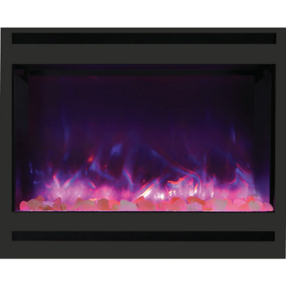 Zero Clearance 31" Built-In Electric fireplaceWith Square Surround