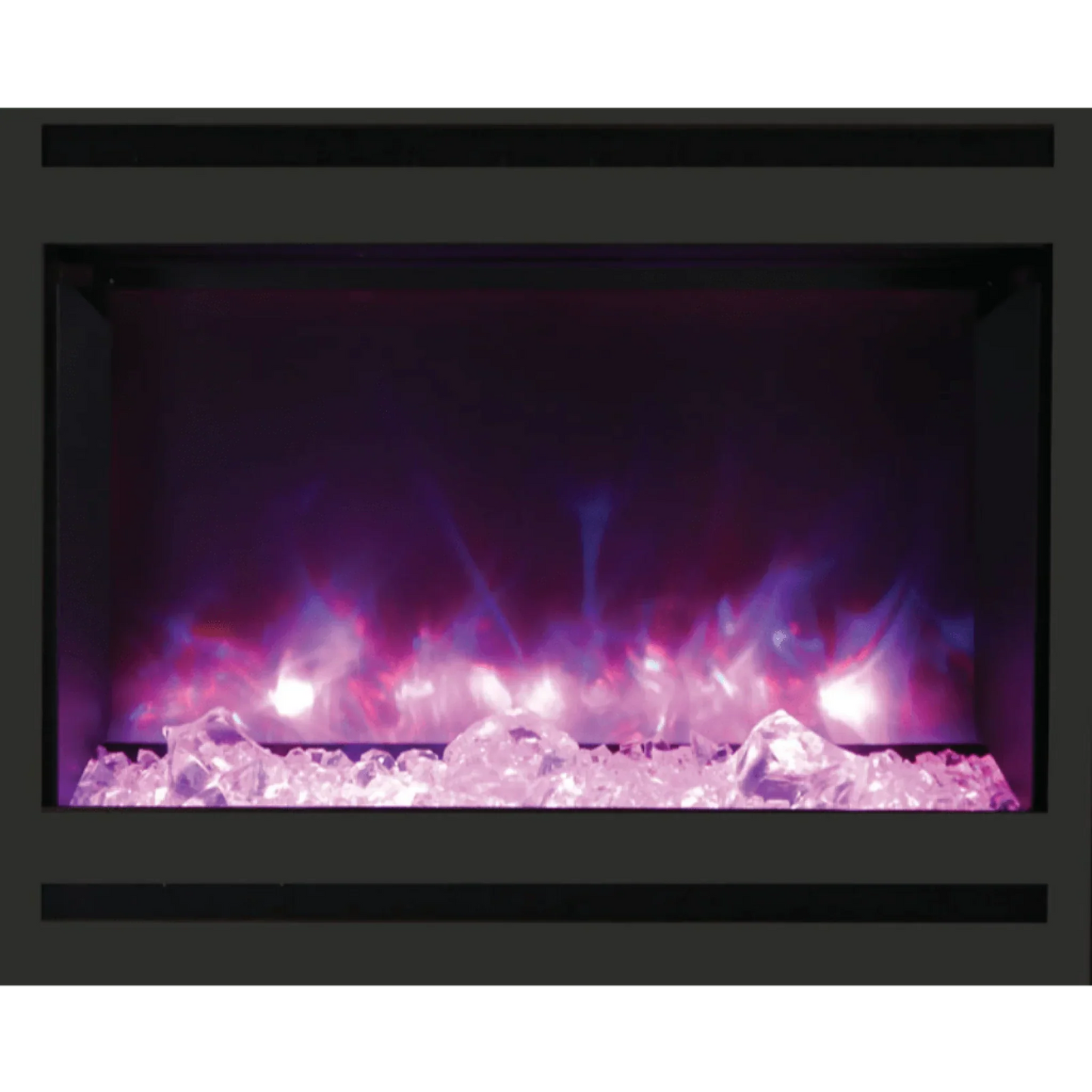 Zero Clearance 31" Built-In Electric fireplaceWith Square Surround