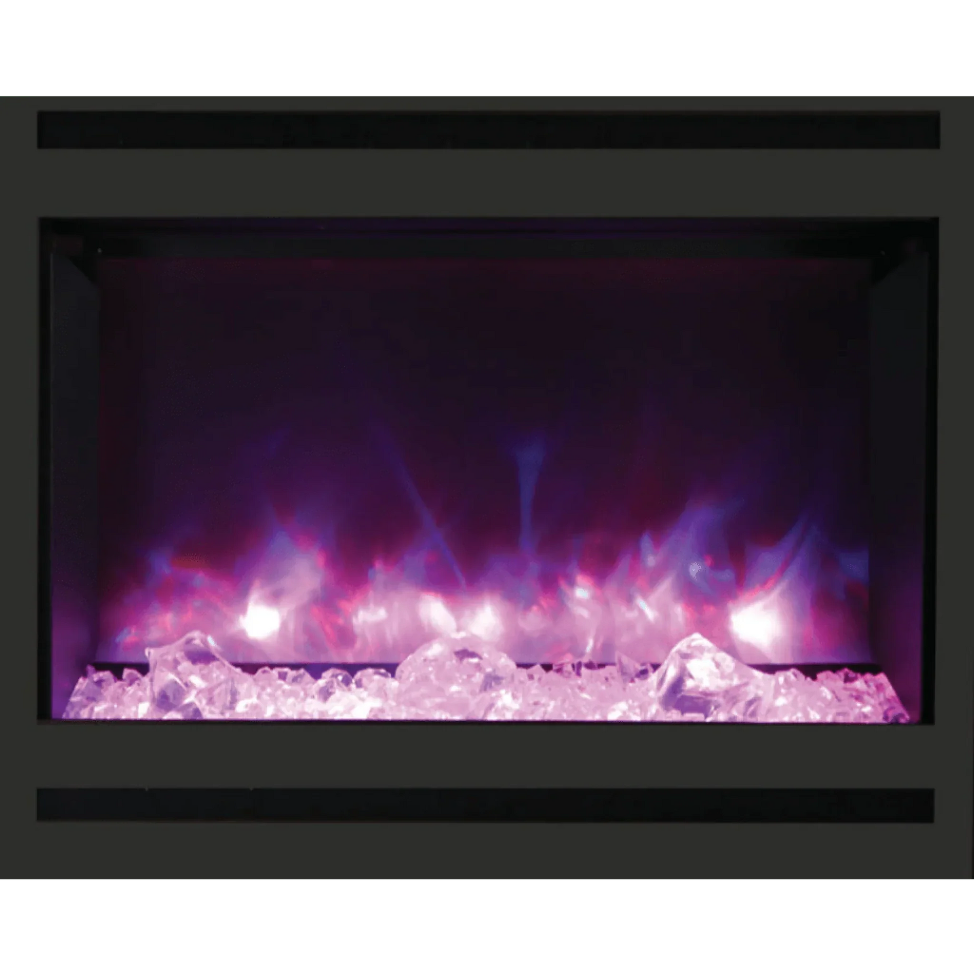 Zero Clearance 31" Built-In Electric fireplaceWith Square Surround