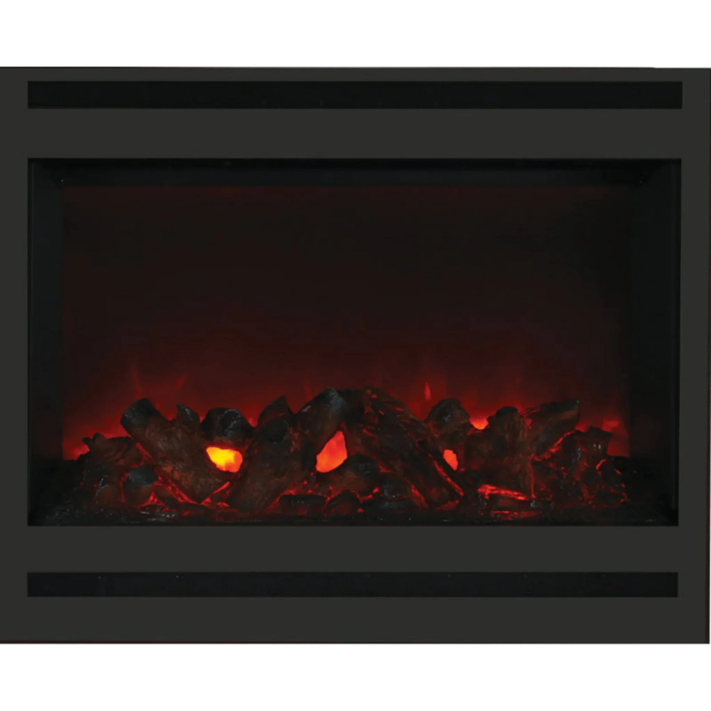 Zero Clearance 31" Built-In Electric fireplaceWith Square Surround