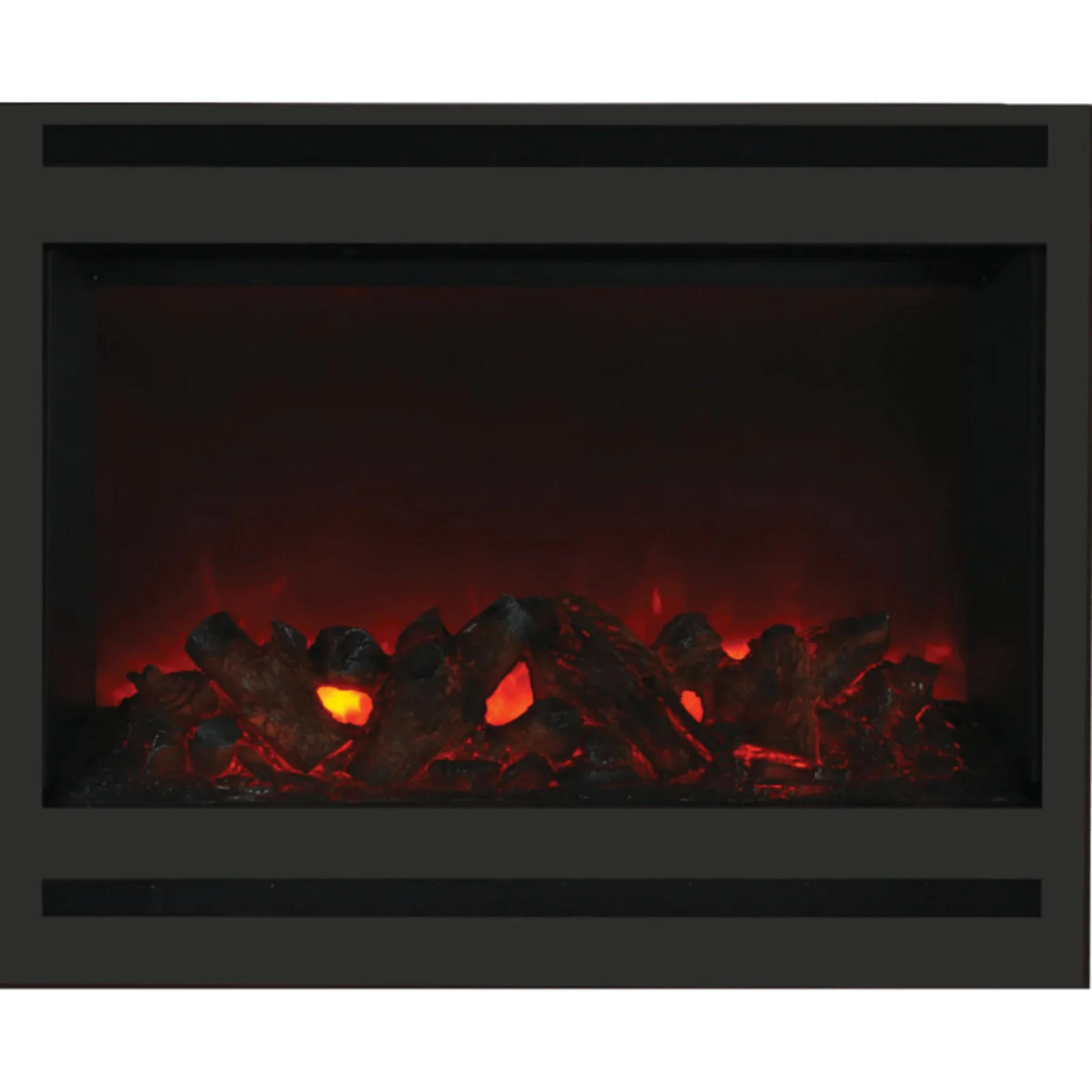 Zero Clearance 31" Built-In Electric fireplaceWith Square Surround