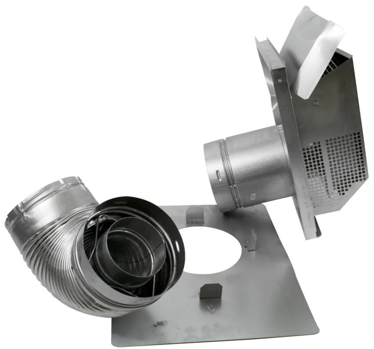 Superior Horizontal Termination Kit HT2 Includes SV4.5 90 Elbow for Secure Vent 4.5/7.5 Vent System