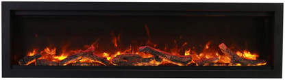 Amantii Symmetry Bespoke 50" Indoor Outdoor Built-In Smart Electric Fireplace | SYM-50-BESPOKE