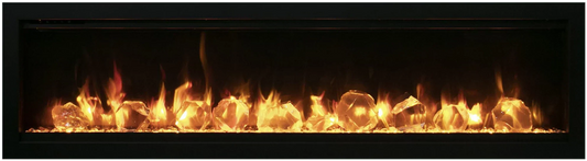 Amantii Symmetry Lumina 88" Indoor Outdoor Built-In Smart Electric Fireplace | SYM-88-LUMINA