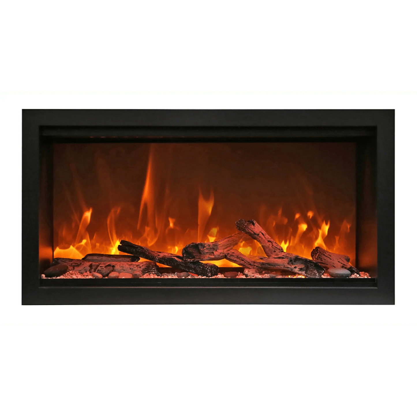 Amantii Symmetry Xtra Tall 74" Indoor Outdoor Built-In Smart Electric Fireplace | SYM-74-XT