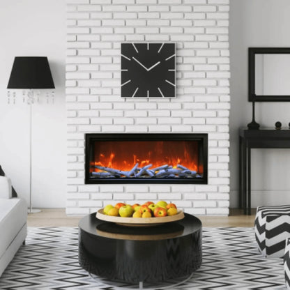 Amantii Symmetry Xtra Tall 74" Indoor Outdoor Built-In Smart Electric Fireplace | SYM-74-XT