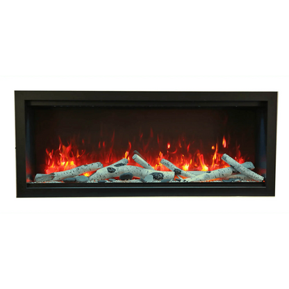 Amantii Symmetry Xtra Tall 74" Indoor Outdoor Built-In Smart Electric Fireplace | SYM-74-XT