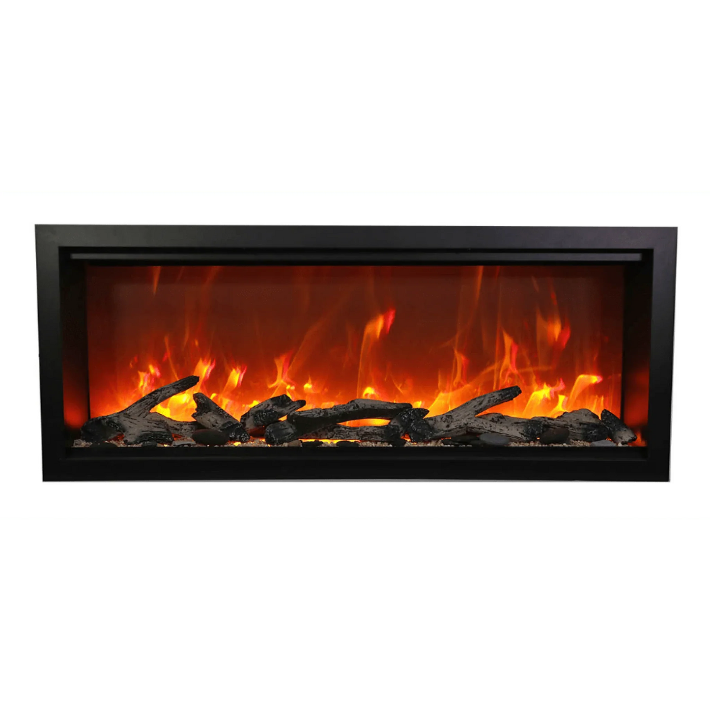 Amantii Symmetry Xtra Tall 74" Indoor Outdoor Built-In Smart Electric Fireplace | SYM-74-XT