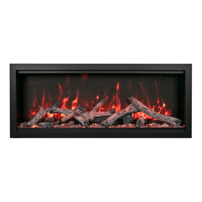 Amantii Symmetry Extra Tall Bespoke 50" Indoor Outdoor Built-In Smart Electric Fireplace | SYM-50-XT-BESPOKE