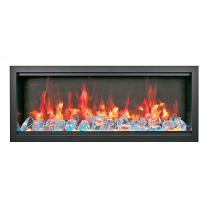 Amantii Symmetry Extra Tall Bespoke 60" Indoor Outdoor Built-In Smart Electric Fireplace | SYM-60-XT-BESPOKE