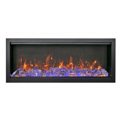 Amantii Symmetry Extra Tall Bespoke 50" Indoor Outdoor Built-In Smart Electric Fireplace | SYM-50-XT-BESPOKE