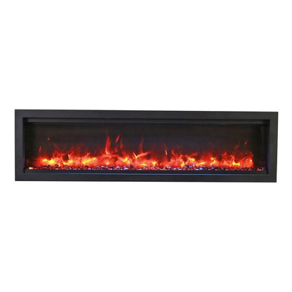 Amantii Symmetry Bespoke 60" Indoor Outdoor Built-In Smart Electric Fireplace | SYM-60-BESPOKE