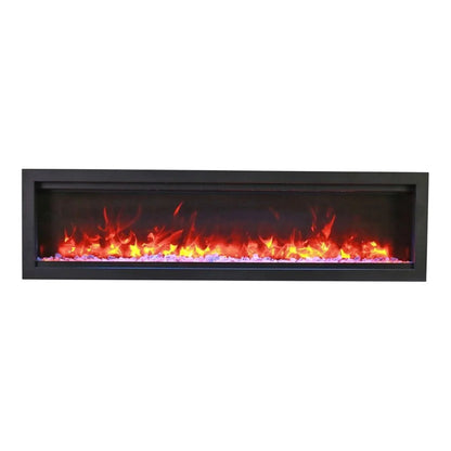 Amantii Symmetry Bespoke 60" Indoor Outdoor Built-In Smart Electric Fireplace | SYM-60-BESPOKE