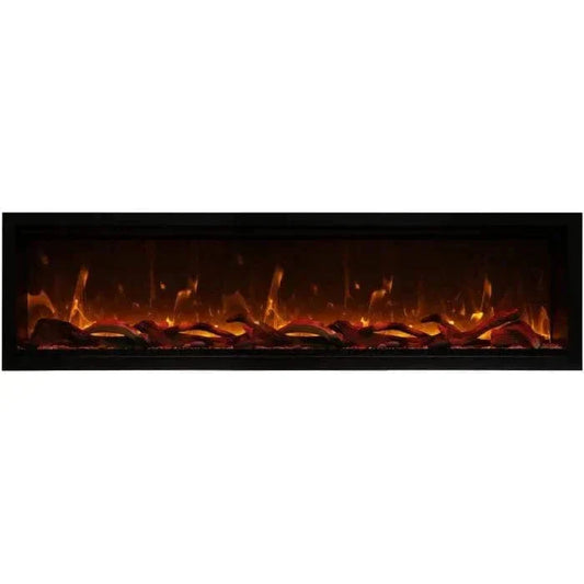Amantii Symmetry Xtra Tall Bespoke 88" Indoor Outdoor Built-In Smart Electric Fireplace | SYM-88-XT-BESPOKE