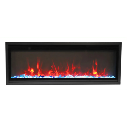 Amantii Symmetry Xtra Slim 42" Indoor Outdoor Built-In Smart Electric Fireplace | SYM-SLIM-42
