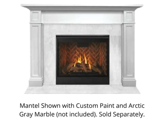 Majestic Acadia A 44" Maple Unfinished Flush Wood Mantel