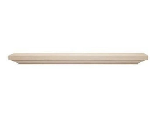 Majestic Fireside Furnishing Baxter 59" New Gray Wooden Mantel Shelf