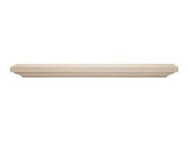 Majestic Fireside Furnishing Baxter 72" New Gray Wooden Mantel Shelf