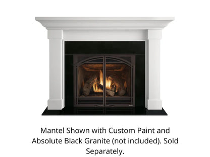 Majestic Kenwood C Flush Wood Mantel Maple Unfinished