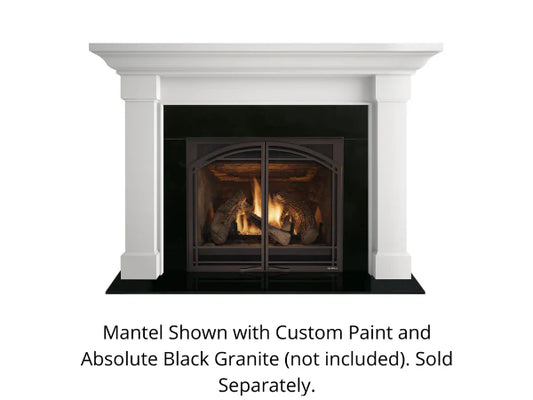 Majestic Kenwood C Flush Wood Mantel Maple Unfinished