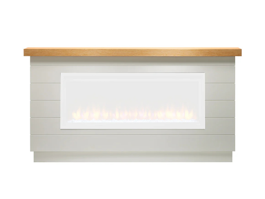 SimpliFire Boyd Modern Farmhouse Style Build-Out Kit for 50" Allusion Platinum