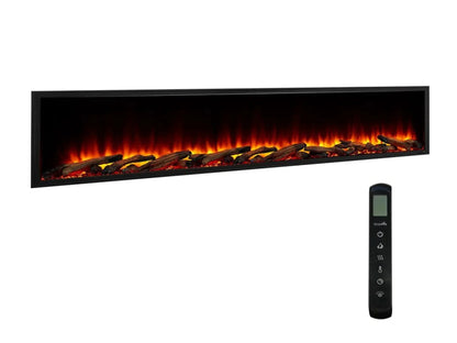 SimpliFire Scion 78" Linear Electric Built-In Fireplace