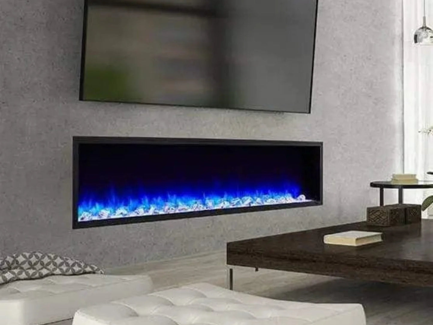 SimpliFire Scion 43" Linear Electric Built-In Fireplace