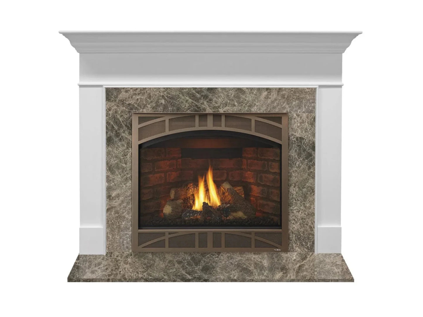 SimpliFire Wescott Flush Mantel Primed MDF