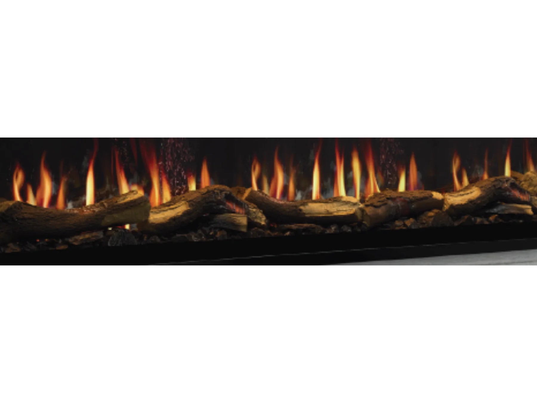 SimpliFire Allusion Electric Fireplace Birch Log Set Media