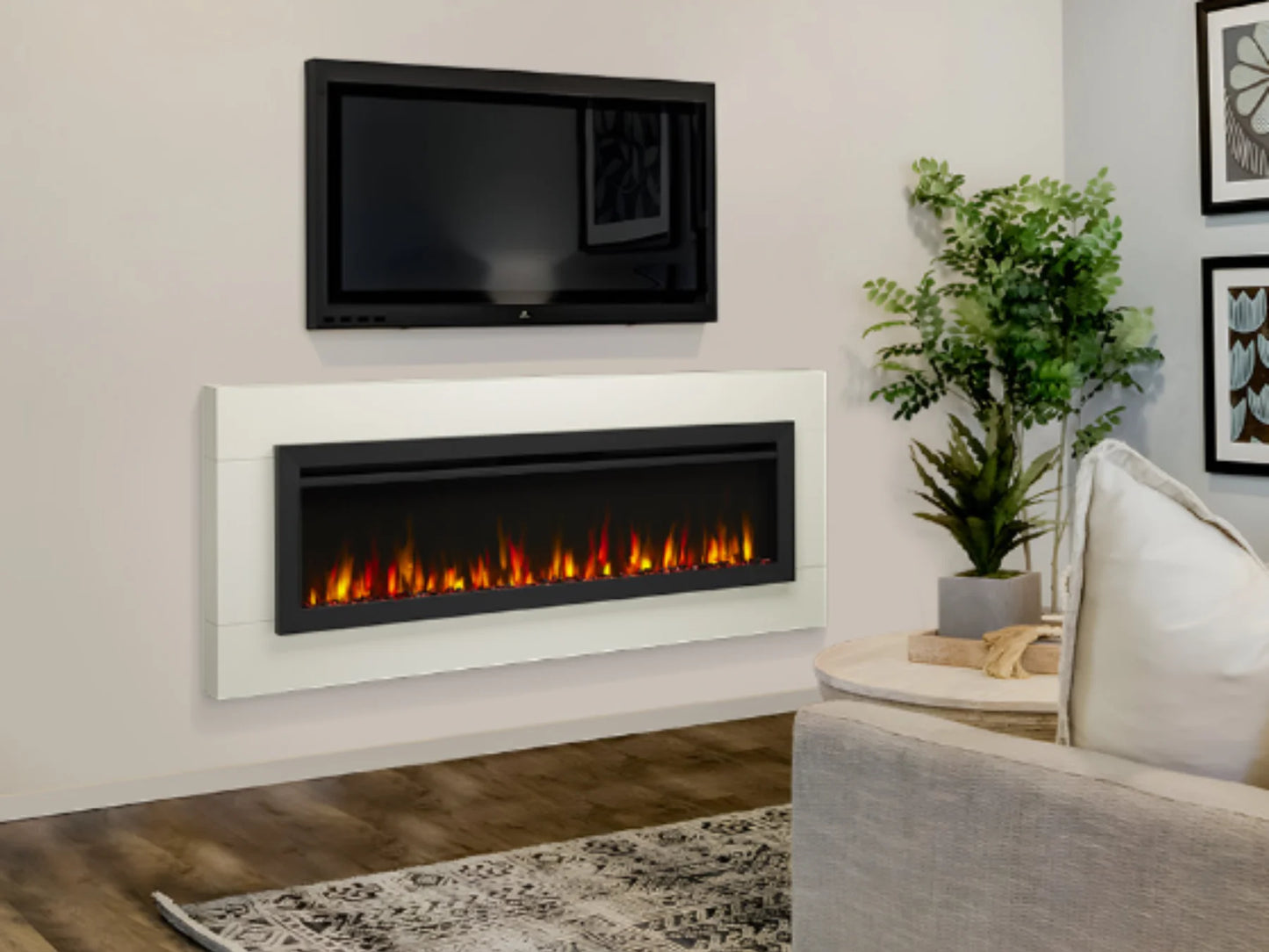SimpliFire Allusion Slim 50" Linear Electric Fireplace