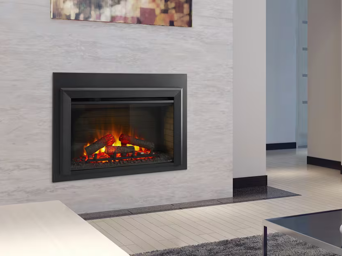 SimpliFire 42" x 30" 4-Sided Large surround with Removable Bottom Piece for 30" Electric Insert