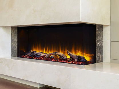 SimpliFire Scion Trinity 55" 3-Sided Linear Electric Fireplace