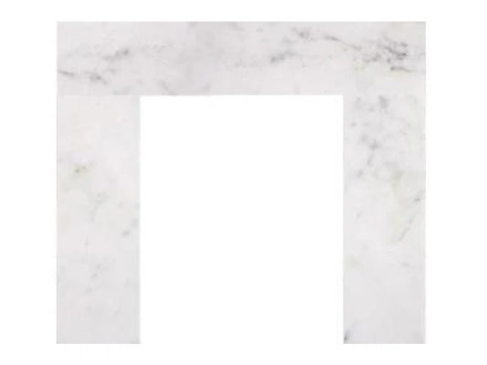 Majestic MBBVMS1PK1 Set 1 Single-Pack Bianco White Marble Stone Surround