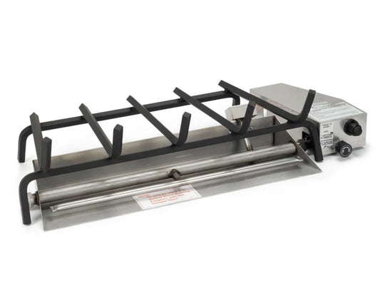 Real Fyre G45 Signature 16/19″ Assembled Natural Gas Stainless Steel Burner System with 02” Electronic Safety Valve & Remote