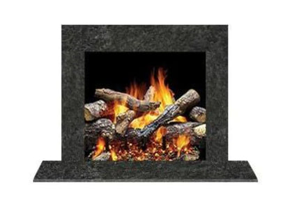 Majestic MBSGMS2 Set 2 Steel Gray Granite Stone Surround