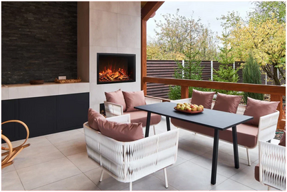 Amantii Traditional Lumina 33" Indoor Outdoor Smart Electric Fireplace Insert | TRD-33-LUMINA