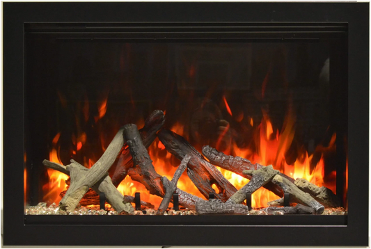 Amantii Traditional Lumina 33" Indoor Outdoor Smart Electric Fireplace Insert | TRD-33-LUMINA