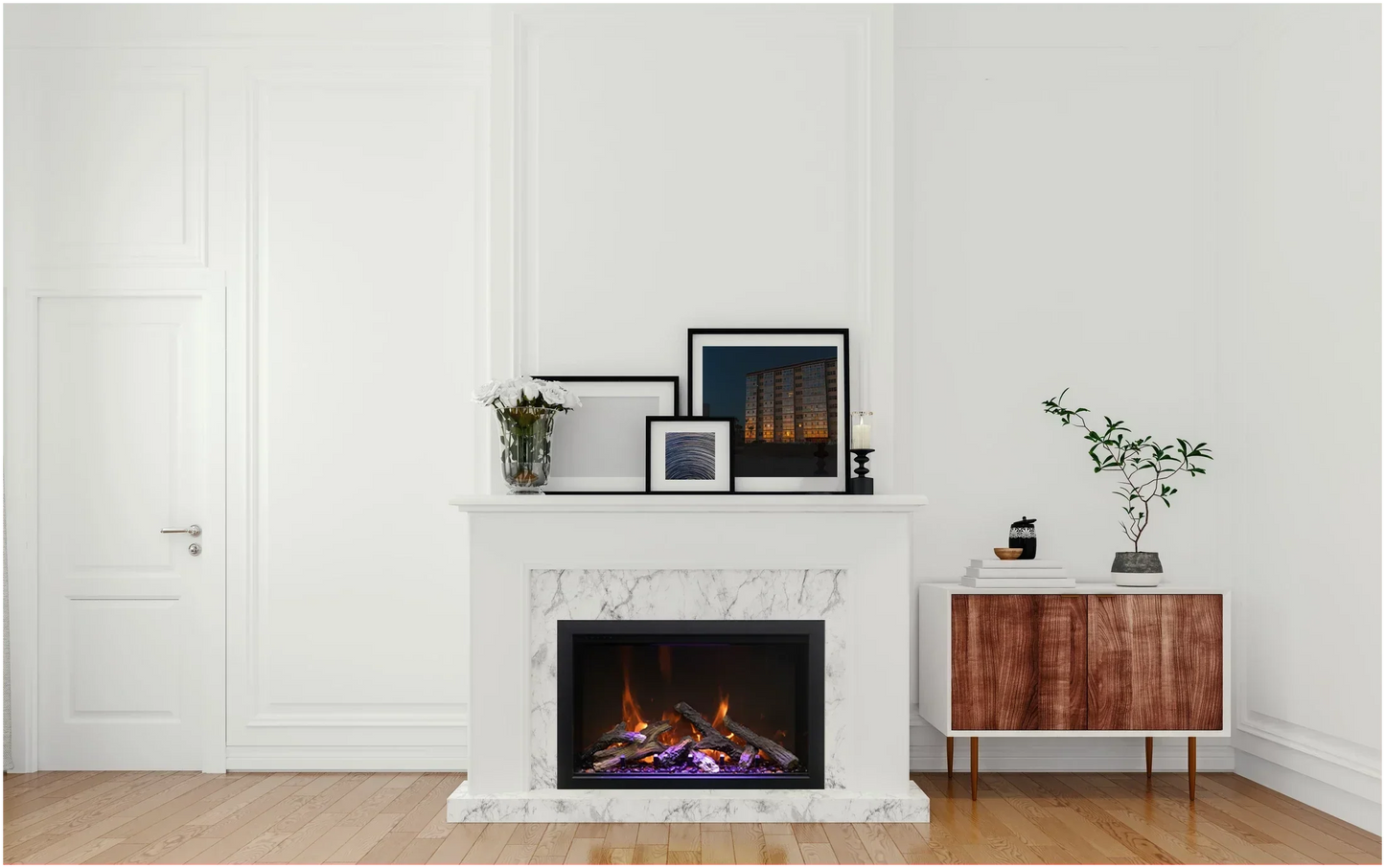 Traditional Lumina 38" Indoor Outdoor Smart Electric fireplaceInsert