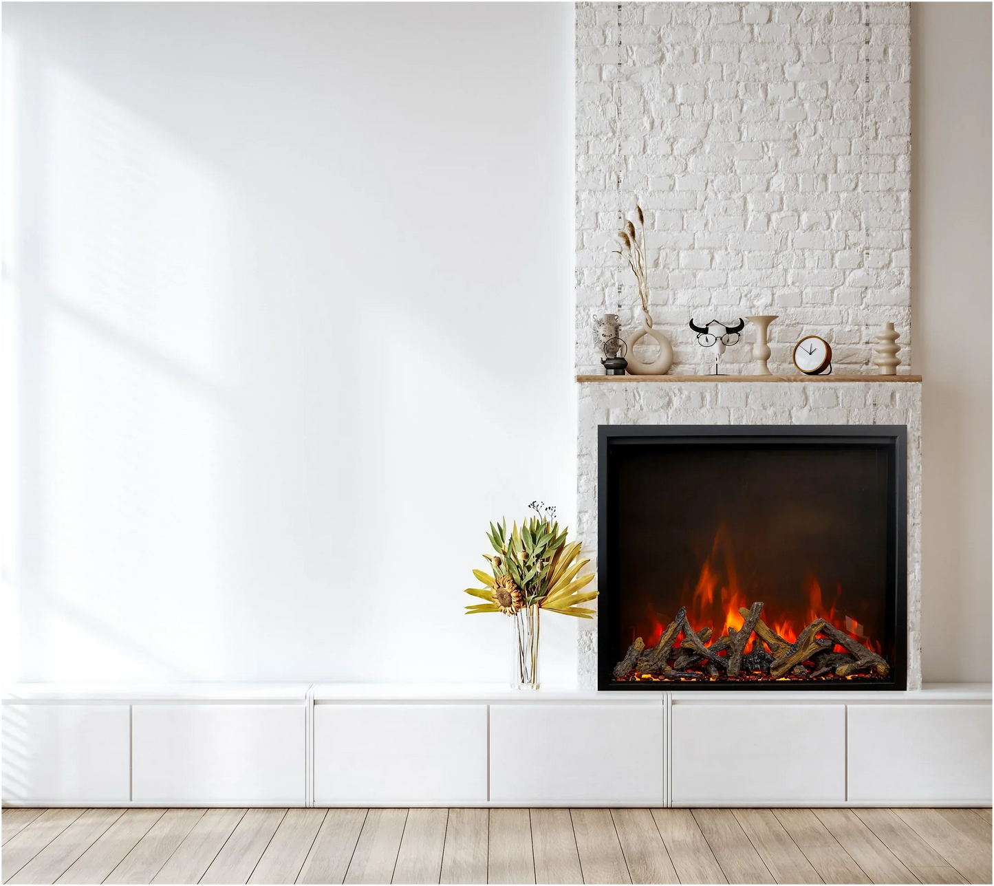Traditional Lumina 38" Indoor Outdoor Smart Electric fireplaceInsert