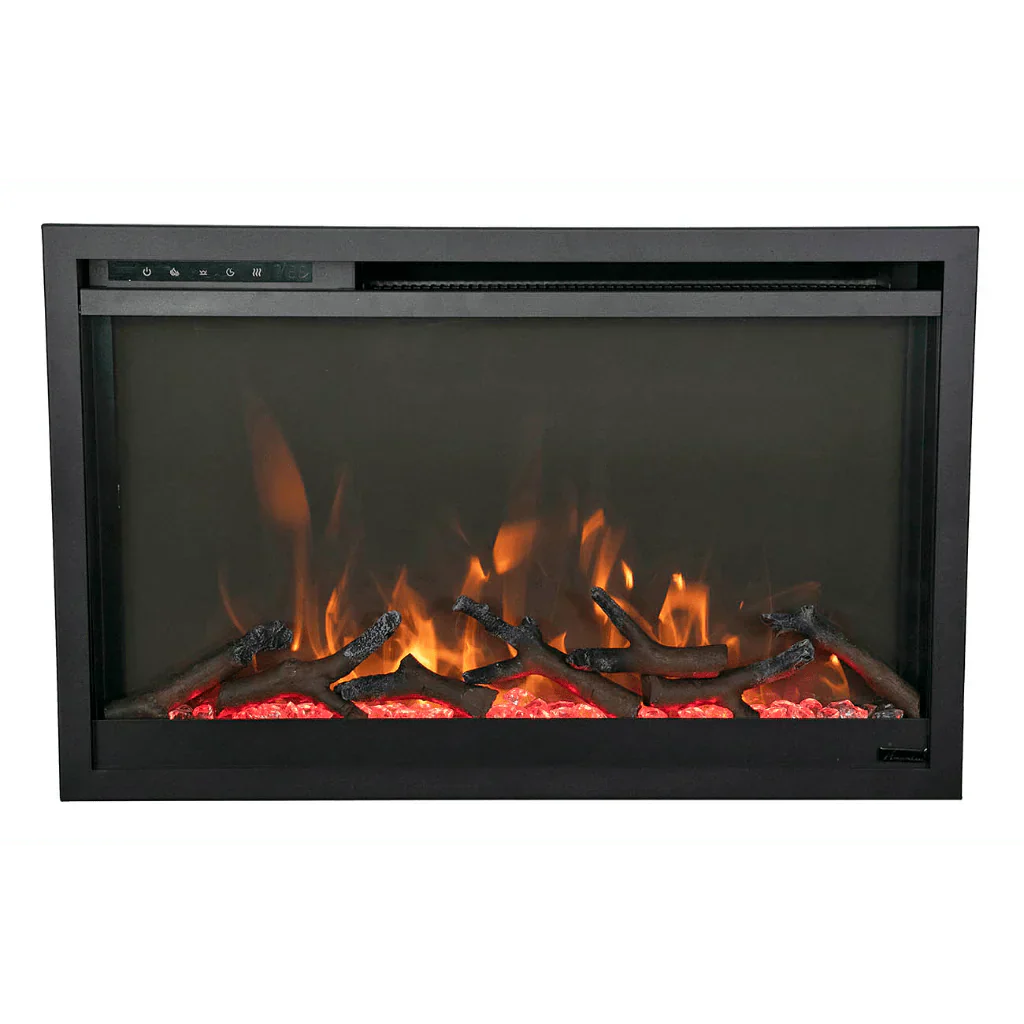 Amantii Traditional Xtraslim 33" Smart Electric Fireplace | TRD-33-XS