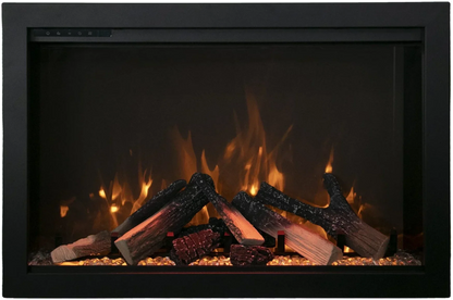 Amantii Traditional Bespoke 30" Smart Indoor/Outdoor Electric Fireplace | TRD-30-BESPOKE